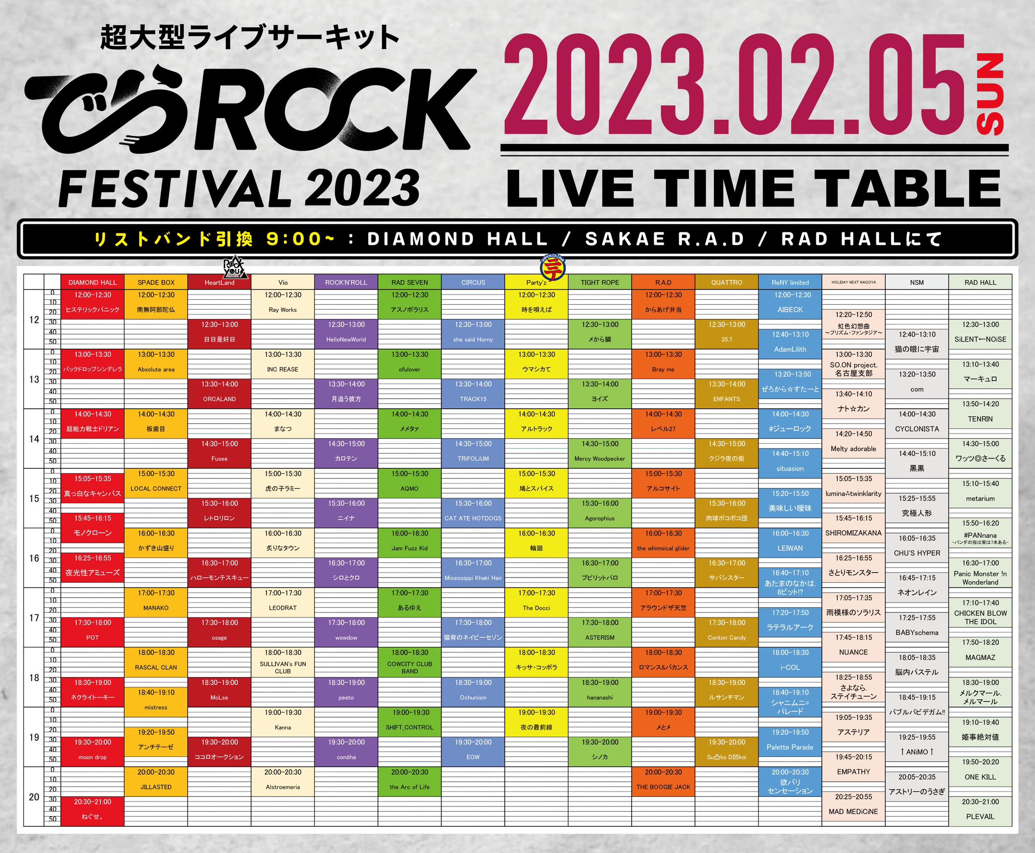 でらロックフェスティバル2023